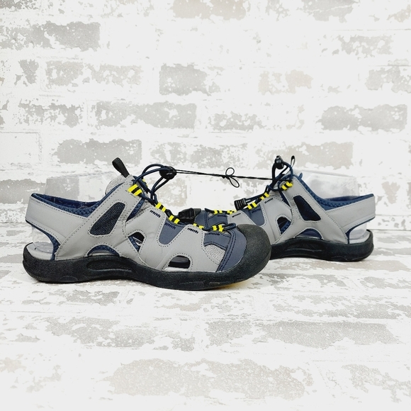 New ZeroXposur Wallowa River Grey Bungee Lace Up Sandals K552 - Picture 5 of 11